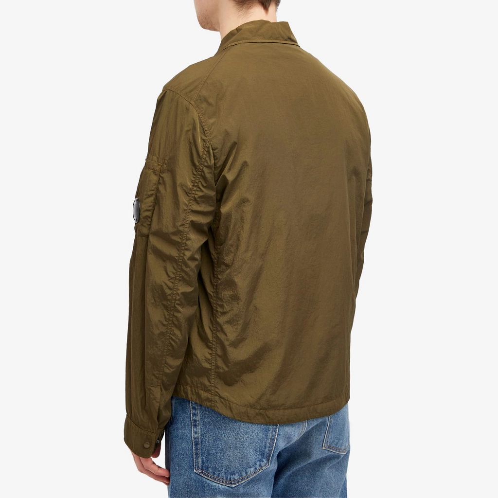 CP Company Men's Chrome-R Pocket Overshirt Ivy Green